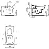 Унитаз подвесной IDEAL STANDARD ESEDRA T281401