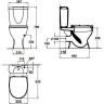 Унитаз напольный IDEAL STANDARD Evrovit W904201